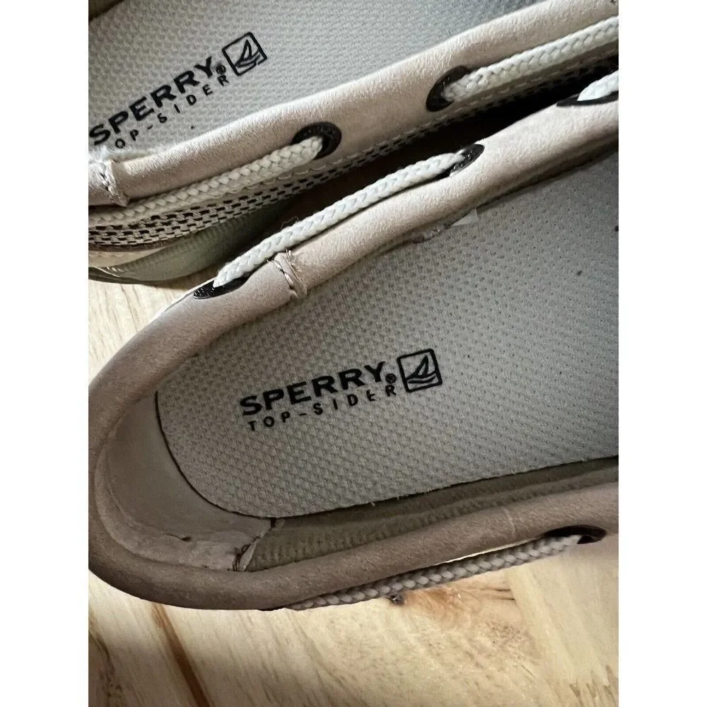 SPERRY Kids Laguna Top Sider Boat Shoes Linen Oat Boys Girls Youth